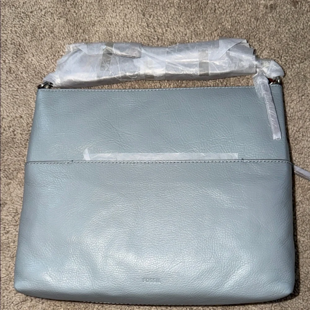 Fossil Fiona LG Crossbody in Smokey Blue NWT - Picture 3 of 8